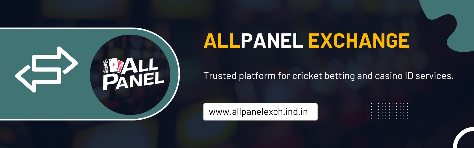 AllPanel Exchange—Trusted platform for cricket betting and casino ID services